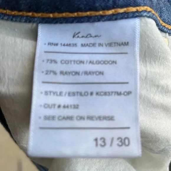 Kancan Women's Distressed Denim Shorts - Picture 4 of 5